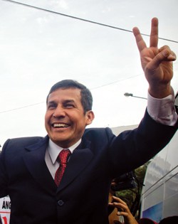 Un día de marzo, Humala amaneció como primero en las encuestas.