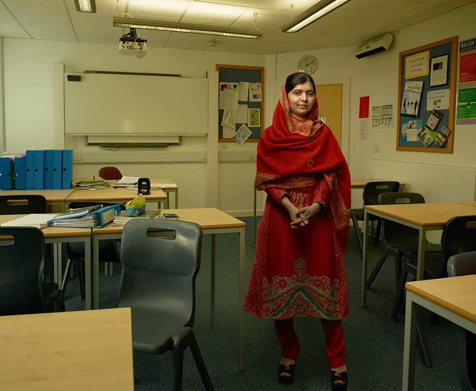 Malala por Annie Leibovitz