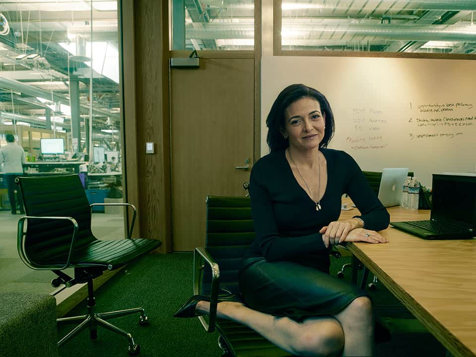 Sheryl Sandberg por Annie Leibovitz