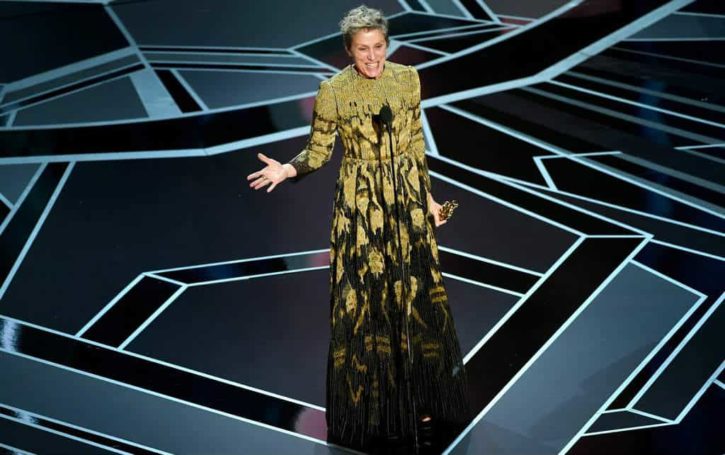 Frances McDormand en los Oscar