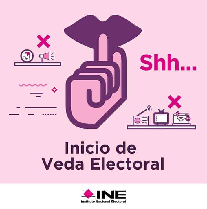 Veda electoral, interior