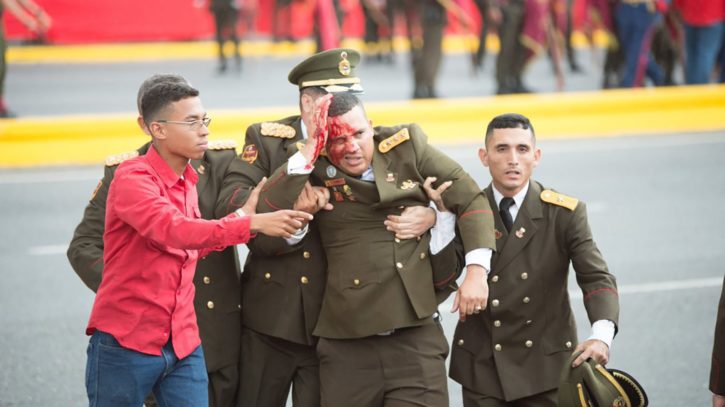 Nicolas Maduro atentado, int2