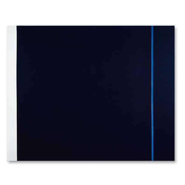 Azul de medianoche, Barnett Newman 1970 / Vía WikiArt