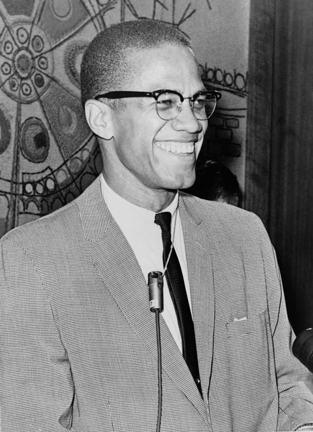 Malcolm X retrato