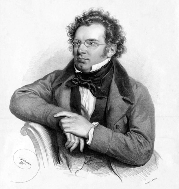 La "sinfonía inconclusa" de Franz Schubert.
