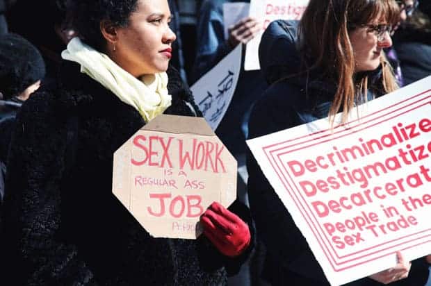 criminalización del trabajo sexual