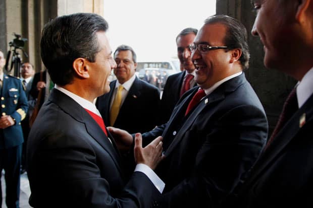 Enrique Peña Nieto y Javier Duarte