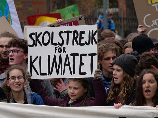 Greta Thunberg climate strike
