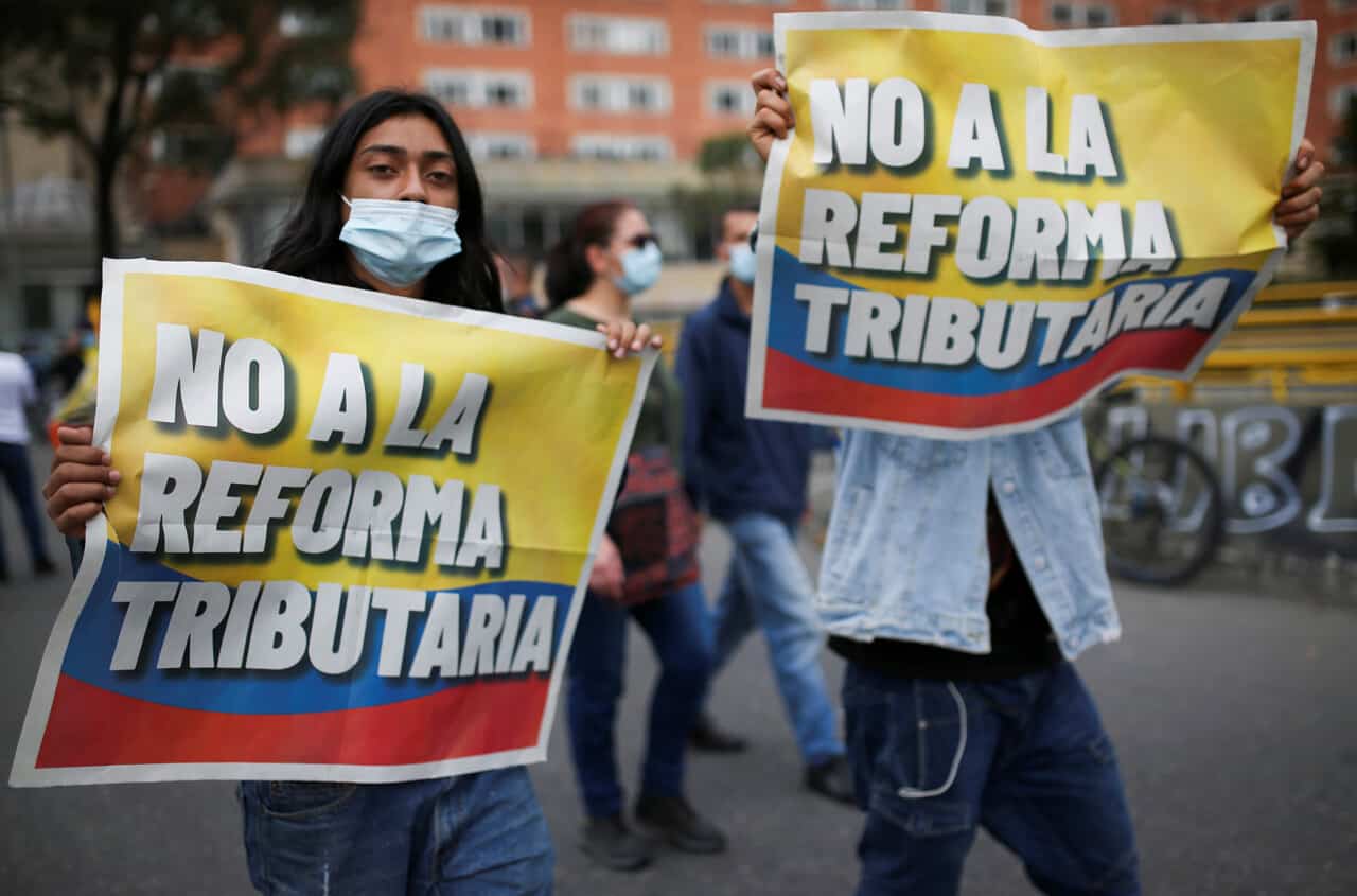 El paro contra la reforma tributaria en Colombia • Gatopardo