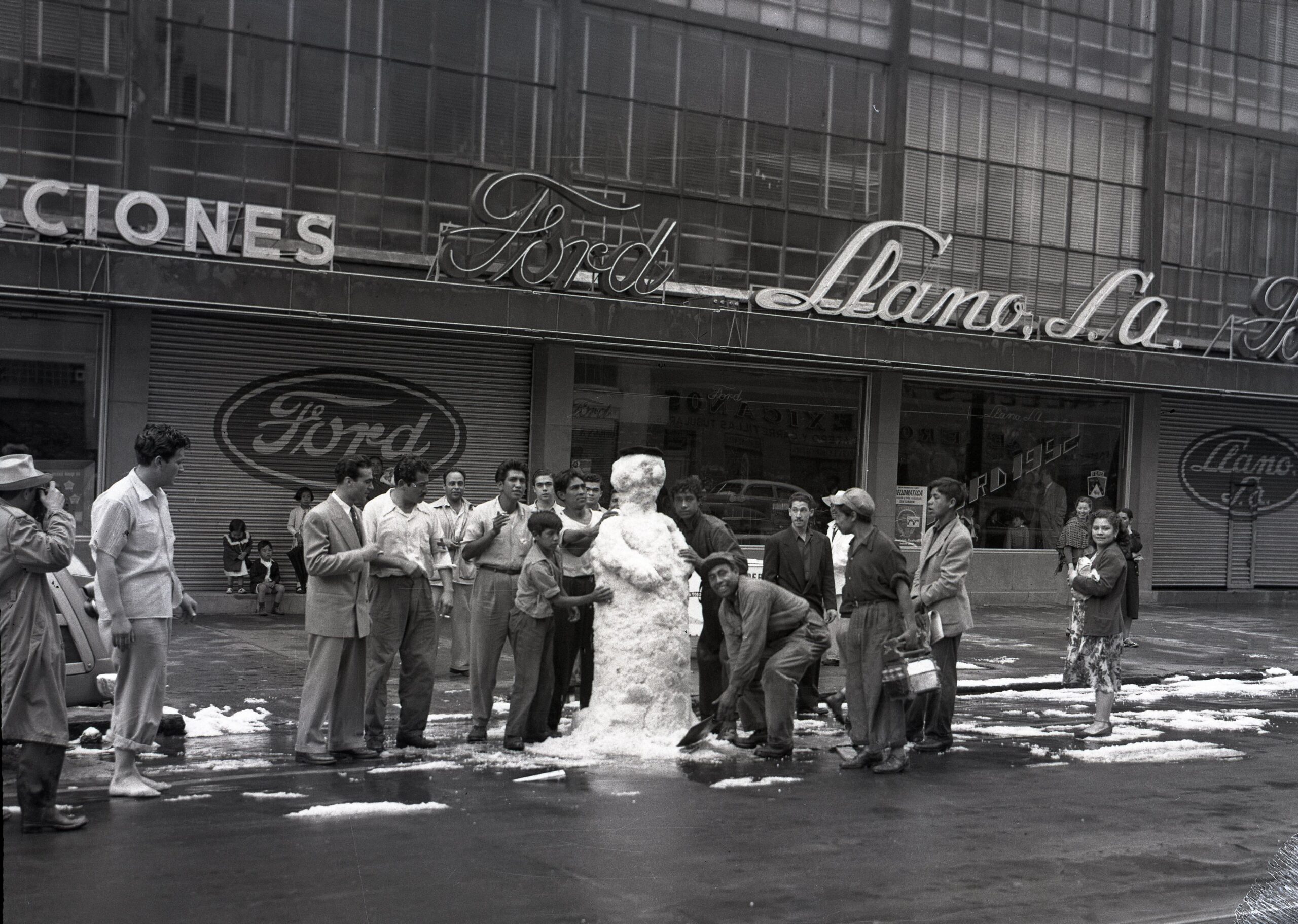 Granizada en CDMX, 1952