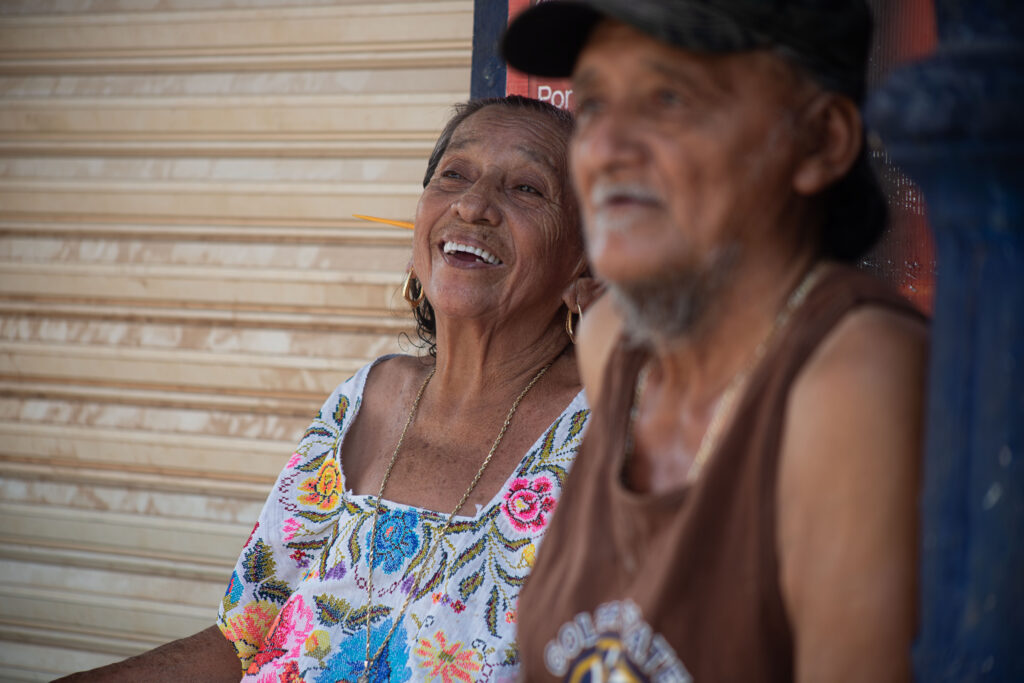 Edilberto Tejero Tuz y Porfiria Pérez Mis en Xul, Oxkutzkab, Yucatán