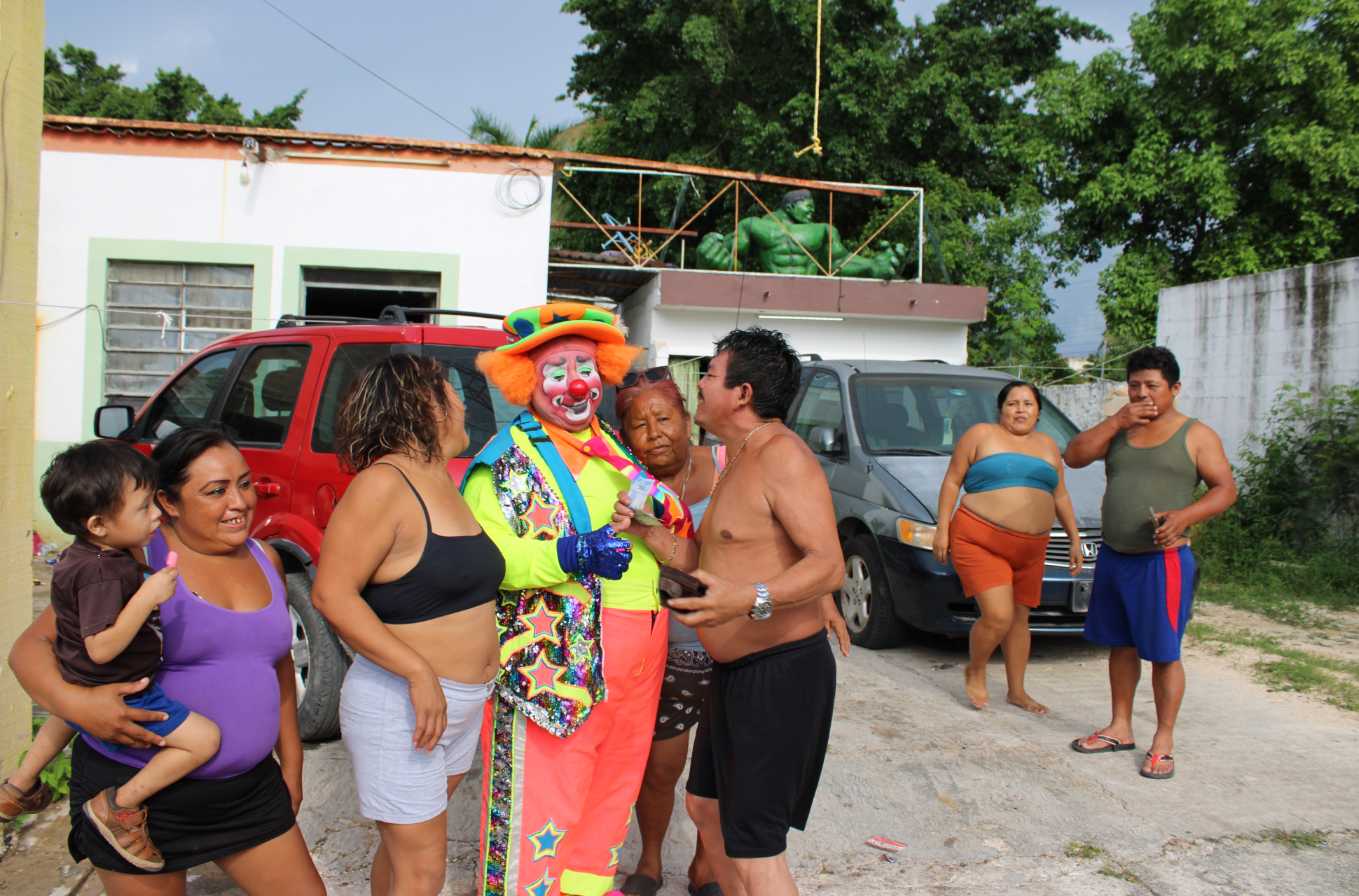 La risaliencia en acción: Bolitas en un barrio del sur de Mérida.