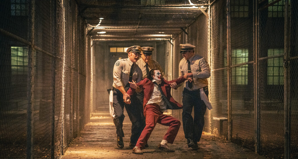 Joaquin Phoenix como el Joker en Joker Folie à Deux