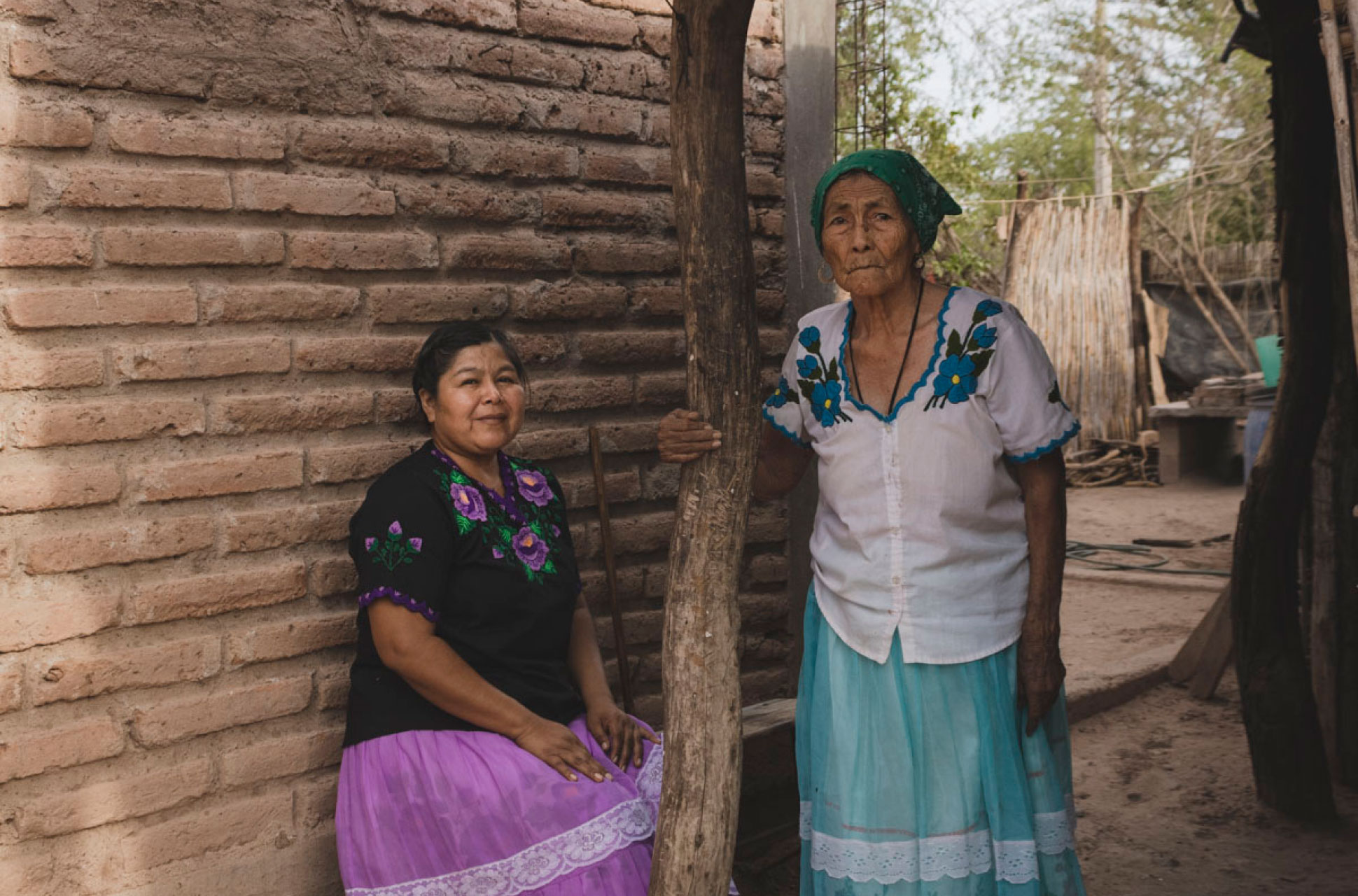 Anabela Carlón y familia.